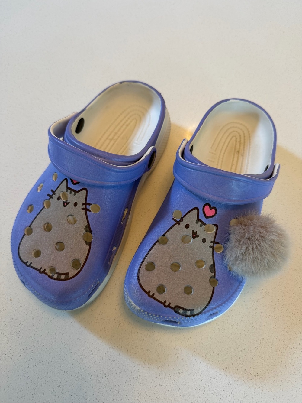 Pusheen Shoes with Pom Pom